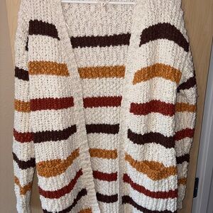 1.4.3. Story by Line Up Multicolor Striped Cardigan